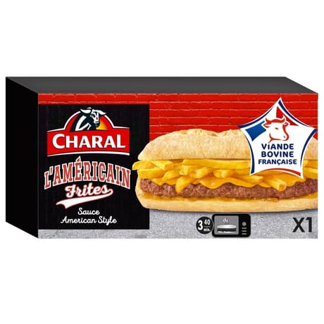 Charal sandwich americain frites 310g