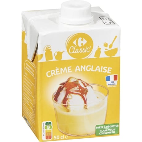 Carrefour classic crème anglaise uht 50cl