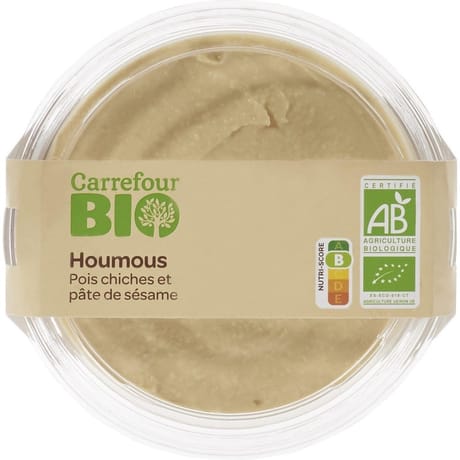 Carrefour Bio houmous bio 180g