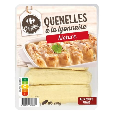 Carrefour quenelles natures x6 - 240g