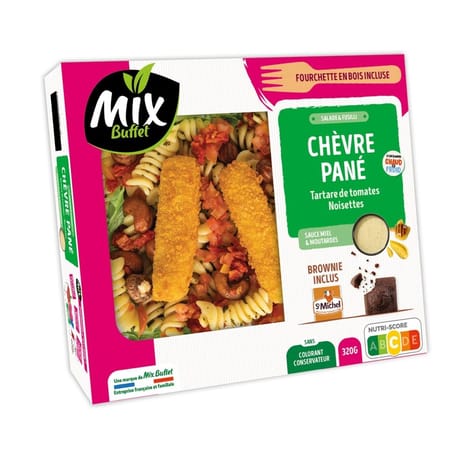 Mix buffet salade coffret chèvre 320g
