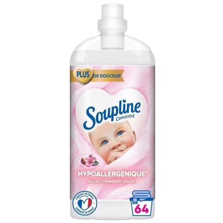 Soupline concentre assouplissant 3d hypoallergenique 1.35l