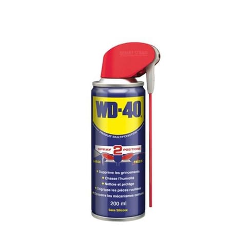 WD-40 produit multifonction spray 200ml double position