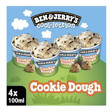 Ben & Jerry's pot glace the cookie dough cool-lection 4x100ml 288g