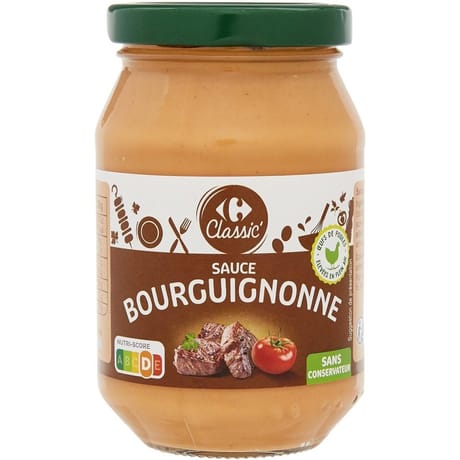 Carrefour classic' sauce bourguignonne 250g