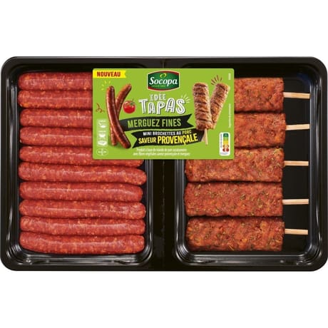 Plateau idée tapas provençale 450g Socopa