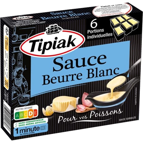 Tipiak sauce beurre blanc x6 300g