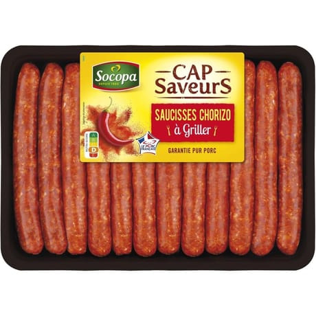Chipolatas chorizo x12 660g Socopa
