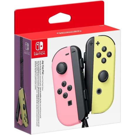 Joycon rose et jaune