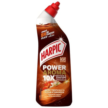 Harpic power aroma brise tropical & fleur d'oranger 750ml