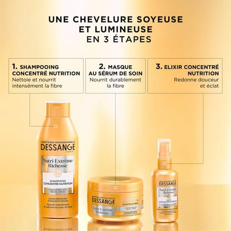 Dessange nutri extrême sérum soin sans rinçage crème huile 100ml