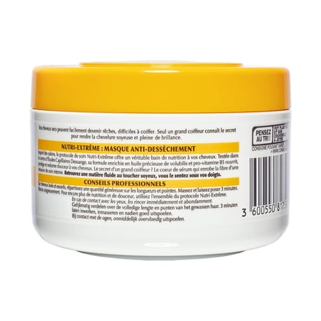 Dessange masque anti-dessèchement nutri-extrême 250ml