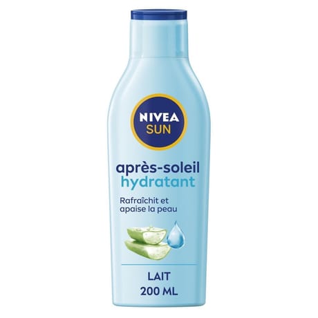 Nivea sun lait après-soleil hydratant à l'aloe vera bio 200ml