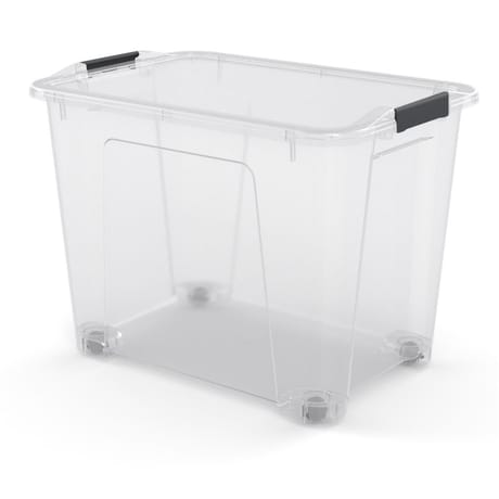 Carrefour home boîte de rangement XL sur roues