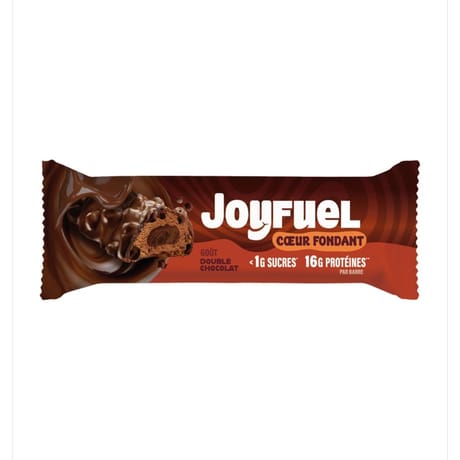 Joyfuel barre proteinée coeur fondant double chocolat 50g