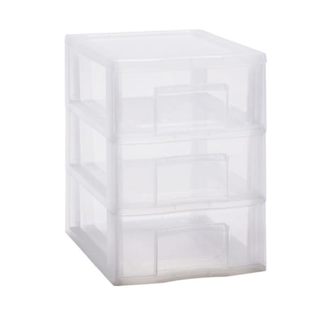 Carrefour home tour de rangement taille mini (format A5) - 3 tiroirs