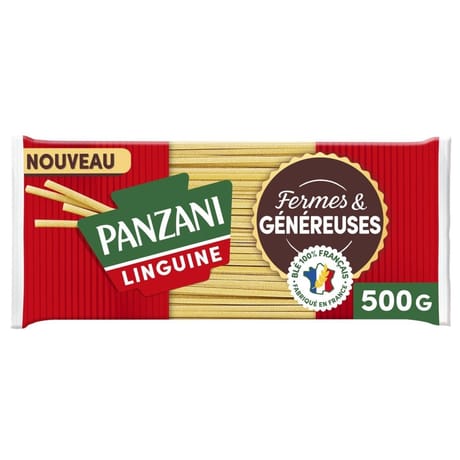 Panzani pates fermes et genereuses linguine 500g