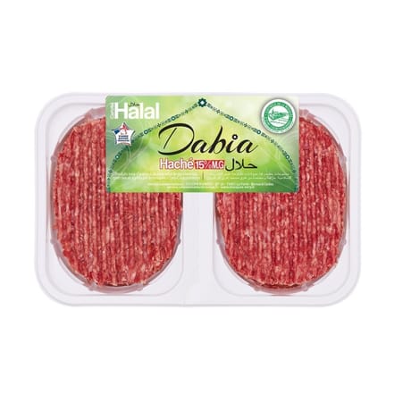 Steak haché pur boeuf 15% 125g x2