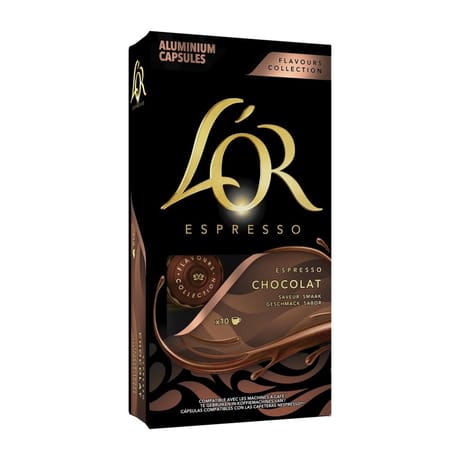 L'or capsule espresso chocolat x10 -52g