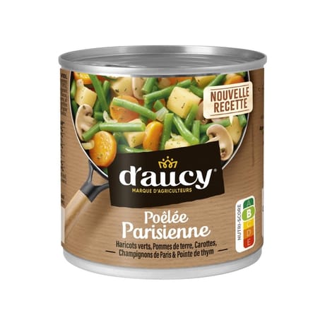 D'aucy poêlée légumes parisienne 1/2 290g
