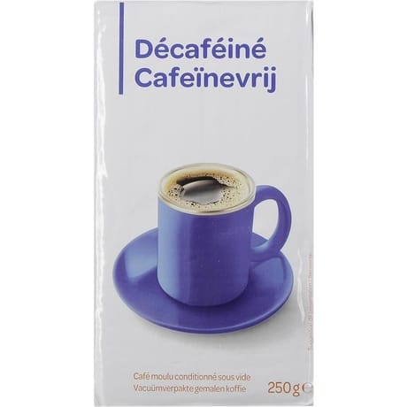 Café moulu décaféiné 250g