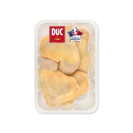 Duc cuisses de poulet jaune avec dos 1.4kg