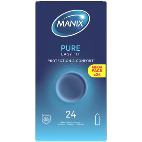 Manix pure easy fit préservatif x24