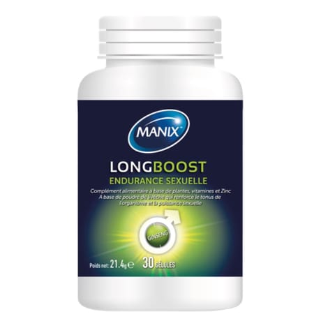Manix long boost endurance sexuelle gélules x30