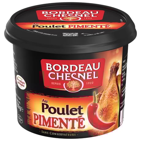 Bordeau Chesnel rillettes de poulet pimenté 200g
