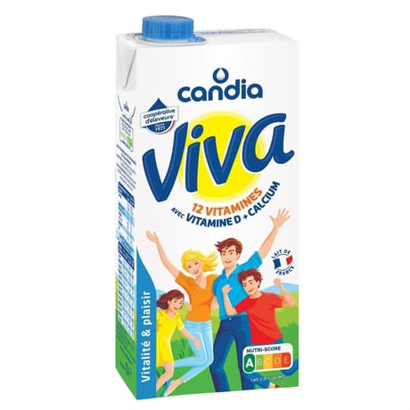 Viva lait plaisir & vitalité 1.2%m g brique 1l