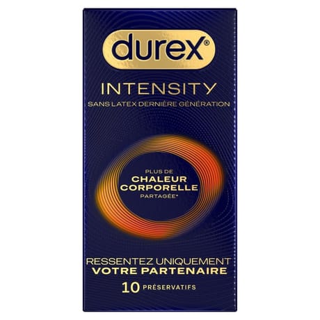 Durex préservatif sans latex intensity x10