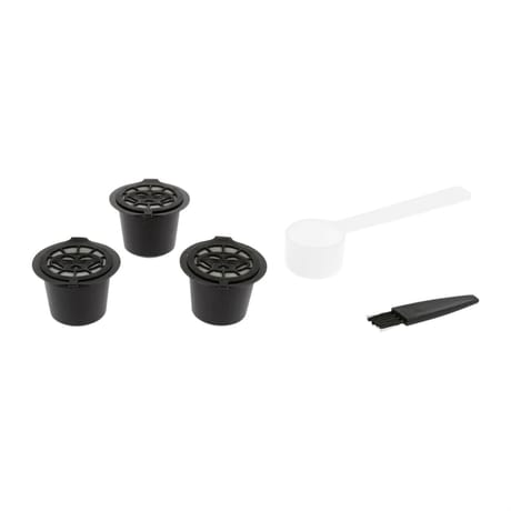 3 capsules de recharge nespresso +cuillère +pinceau