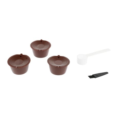 3 capsules recharge dolce gusto + cuillère + pinceau