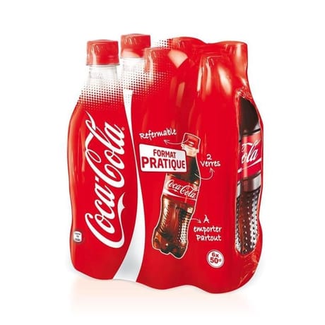 Coca-cola bouteilles 6x50cl