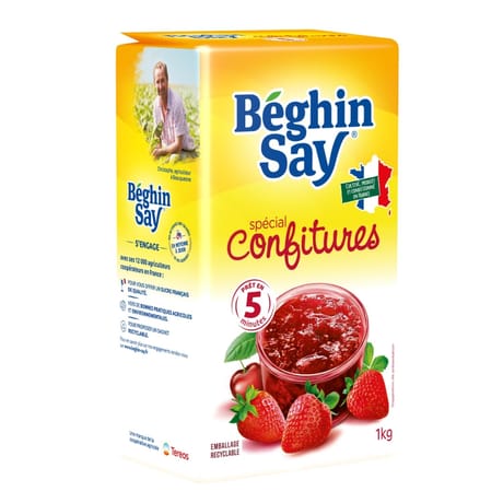 Beghin say spécial confiture blanc sachet 1kg
