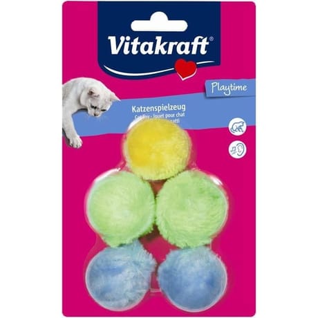 Vitakraft lot de 5 balles pour chat