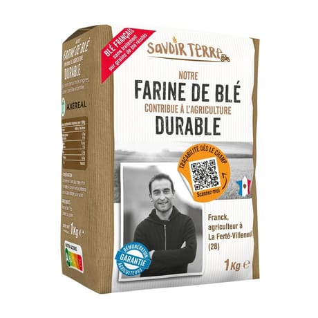 LA compagnie des farines farine de blé savoir terre t55 1000g
