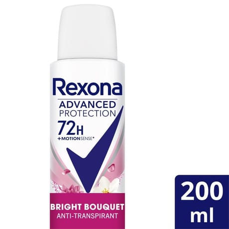 Rexona deo femme spray anti-transpirant bright bouquet 200ml
