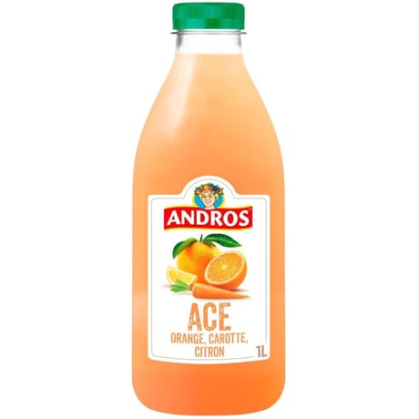 Andros ace orange, carotte, citron pet 1l