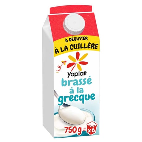 Yoplait brassé à la grecque brique 750g