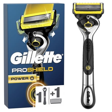 Gillette proshiels rasoir power + 1 recharge