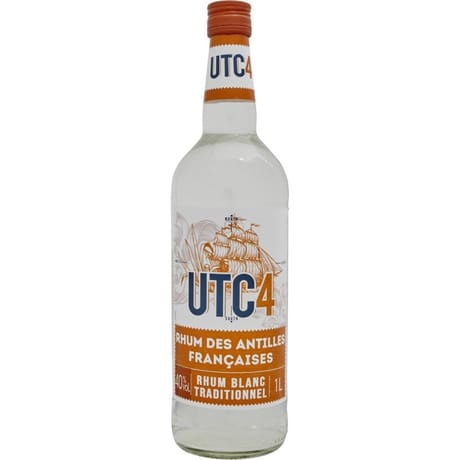 Carrefour utc4 rhum blanc traditionnel 1l 40%