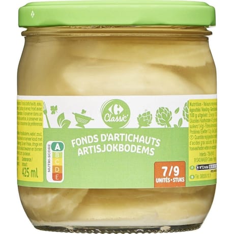 Carrefour Classic' fonds d'artichauts 200g