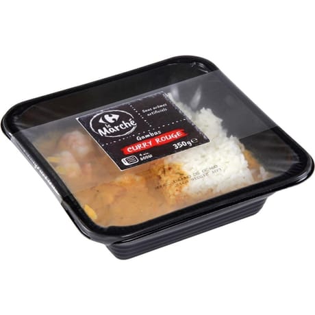 Gambas curry rouge 350g