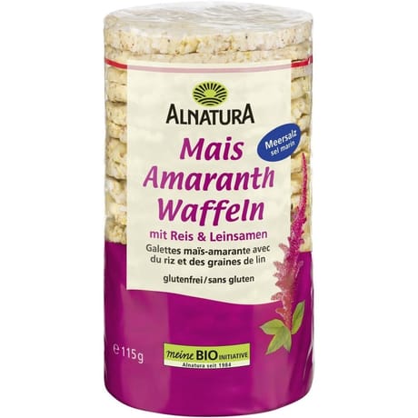 Alnatura galettes maïs amarante sel marin bio 115g