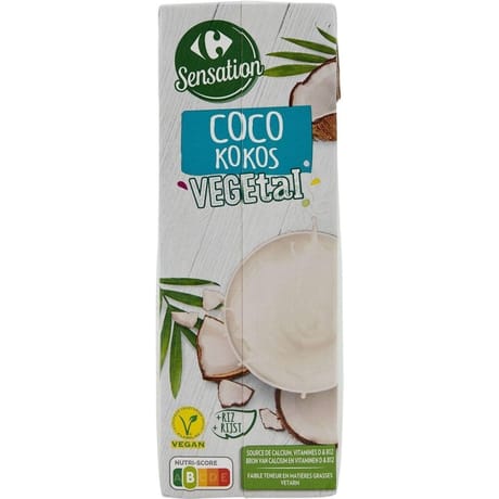 Carrefour sensation boisson coco brique 1l