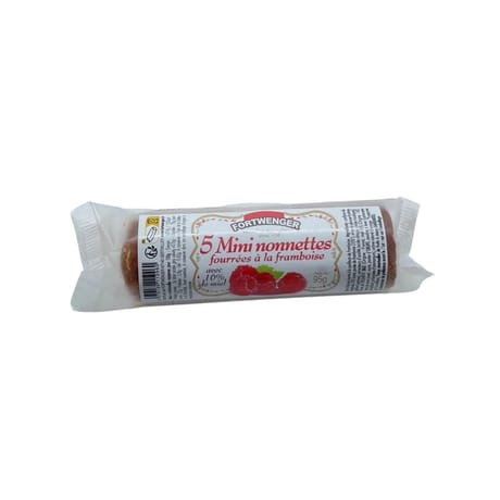 Fortwenger mini nonnettes framboise 95g