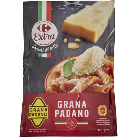 Carrefour Extra Grana Padano Râpé AOP 100g