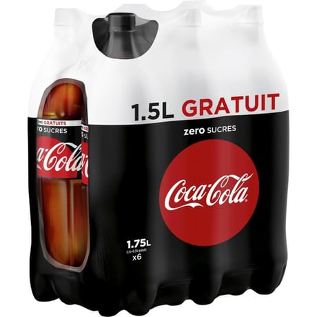 Coca-Cola zéro 6x1.75l contour