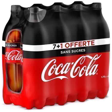 Coca-cola zero 7x1.75cl + 1 offerte